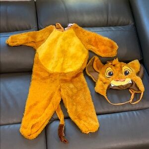 NWT Disney Store Vintage Lion King Simba Costume